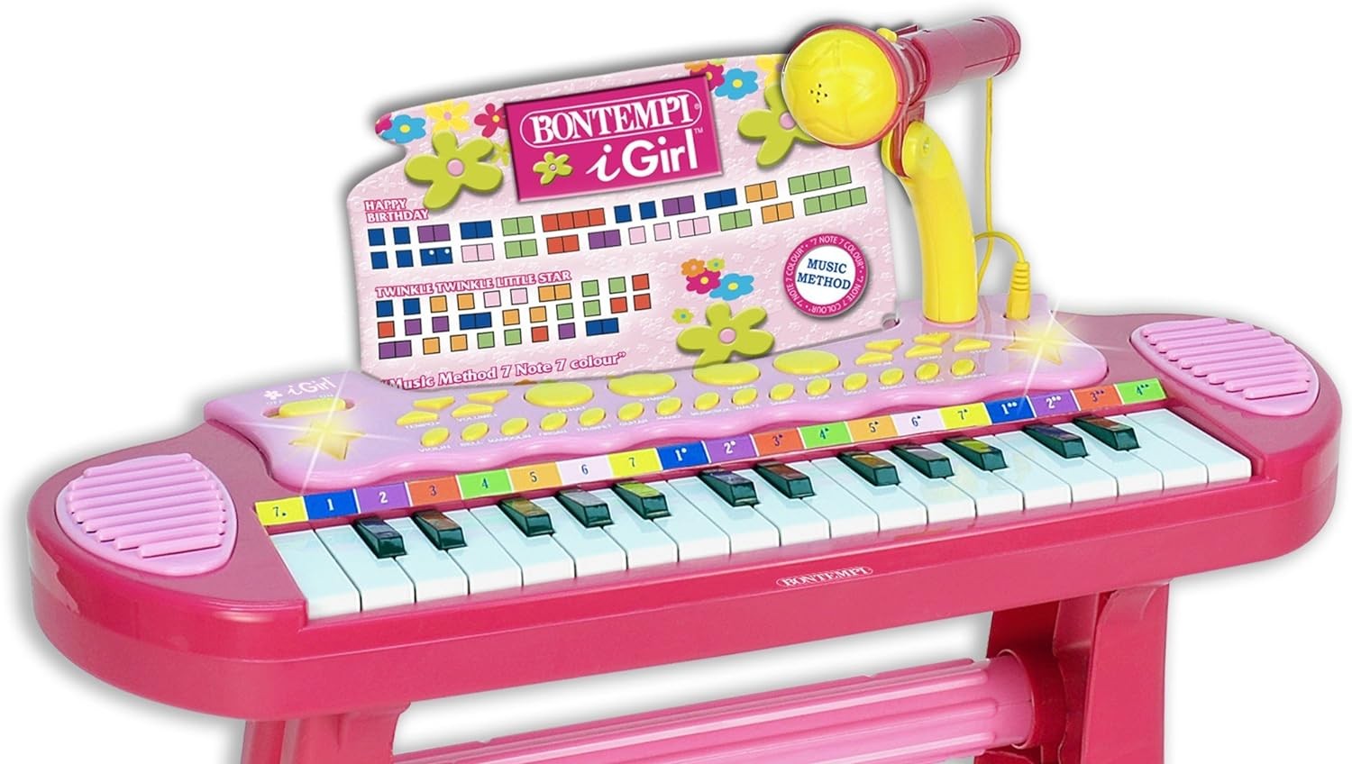 Bontempi Electronic Keyboard - Pink - Toymaster - Fagan Toys
