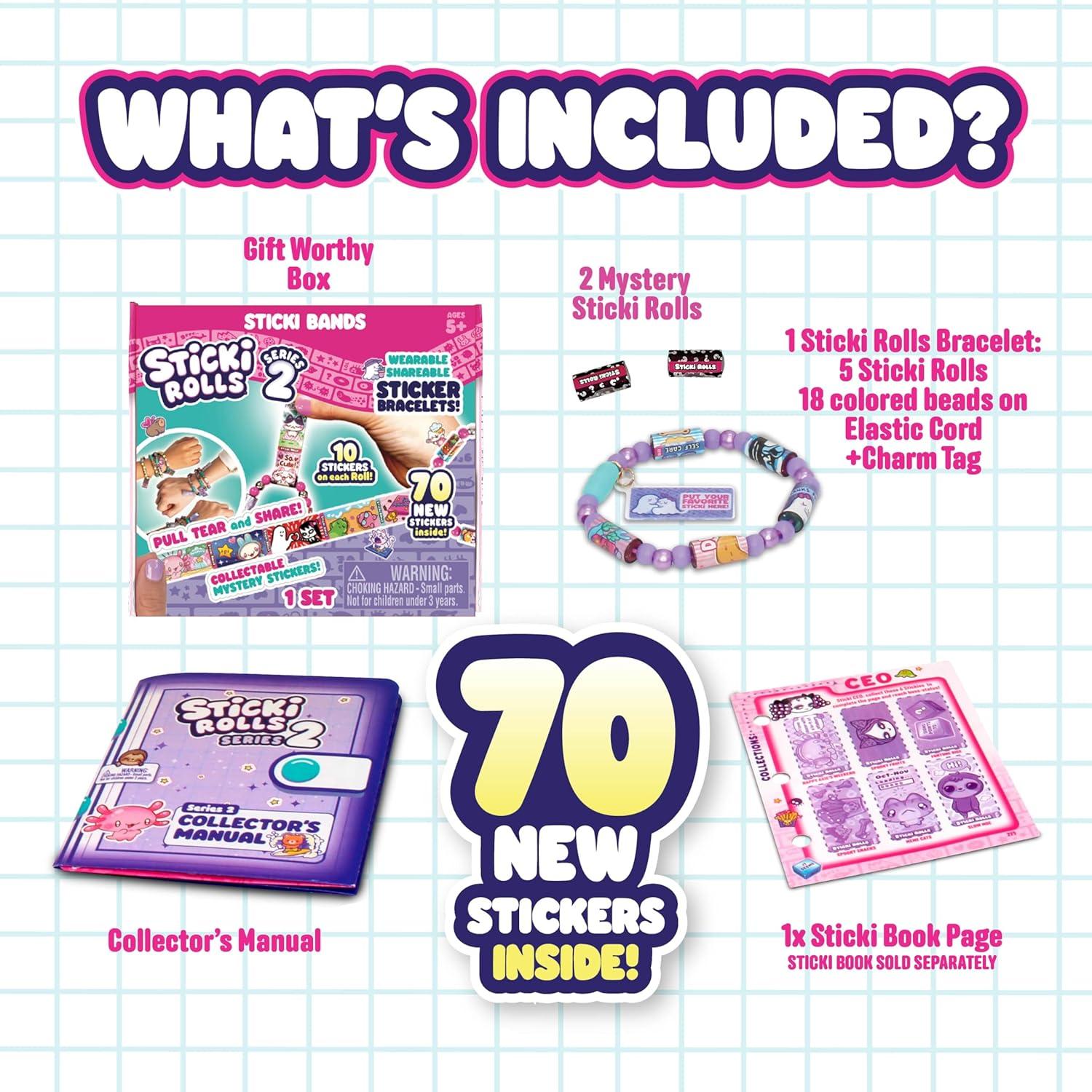 Sticki Rolls Sticki Band Series 2 Single Pack -  - Fagan Toys