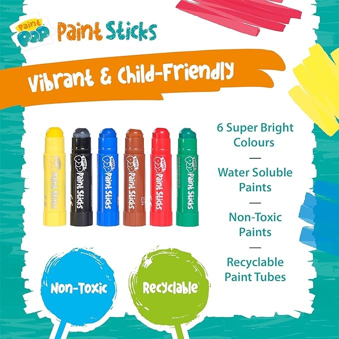 Paint Sticks Classic Colours - Toymaster - Fagan Toys