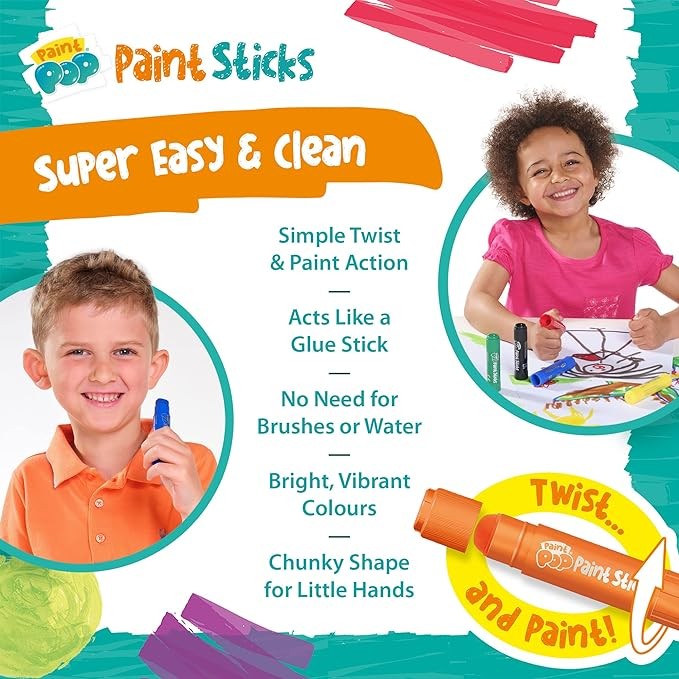 Paint Sticks Classic Colours - Toymaster - Fagan Toys