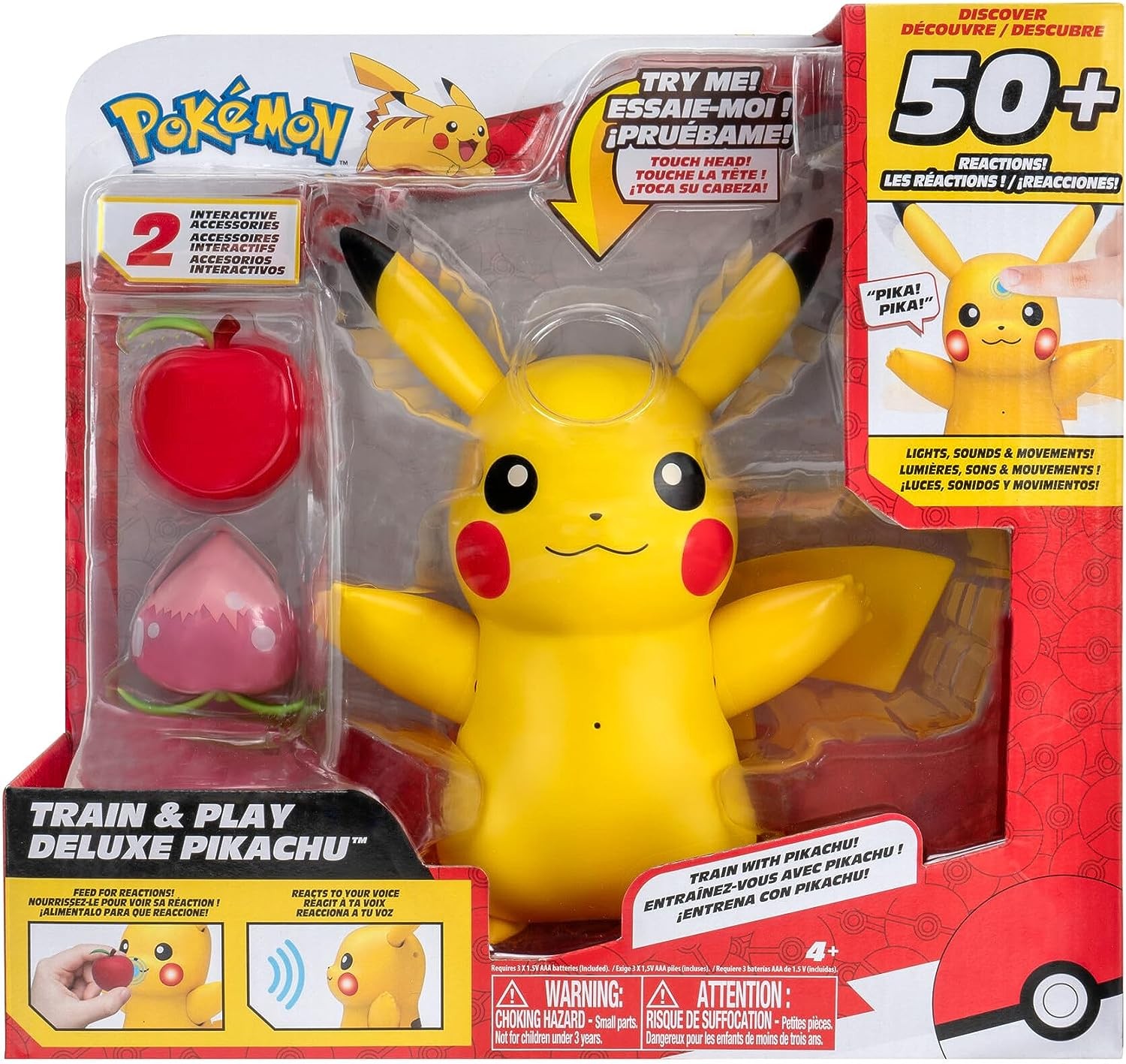 Pokemon Deluxe Feature Figure - Pikachu - Toymaster - Fagan Toys