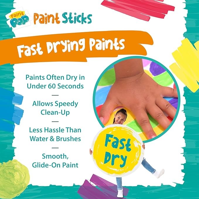 Paint Sticks Classic Colours - Toymaster - Fagan Toys