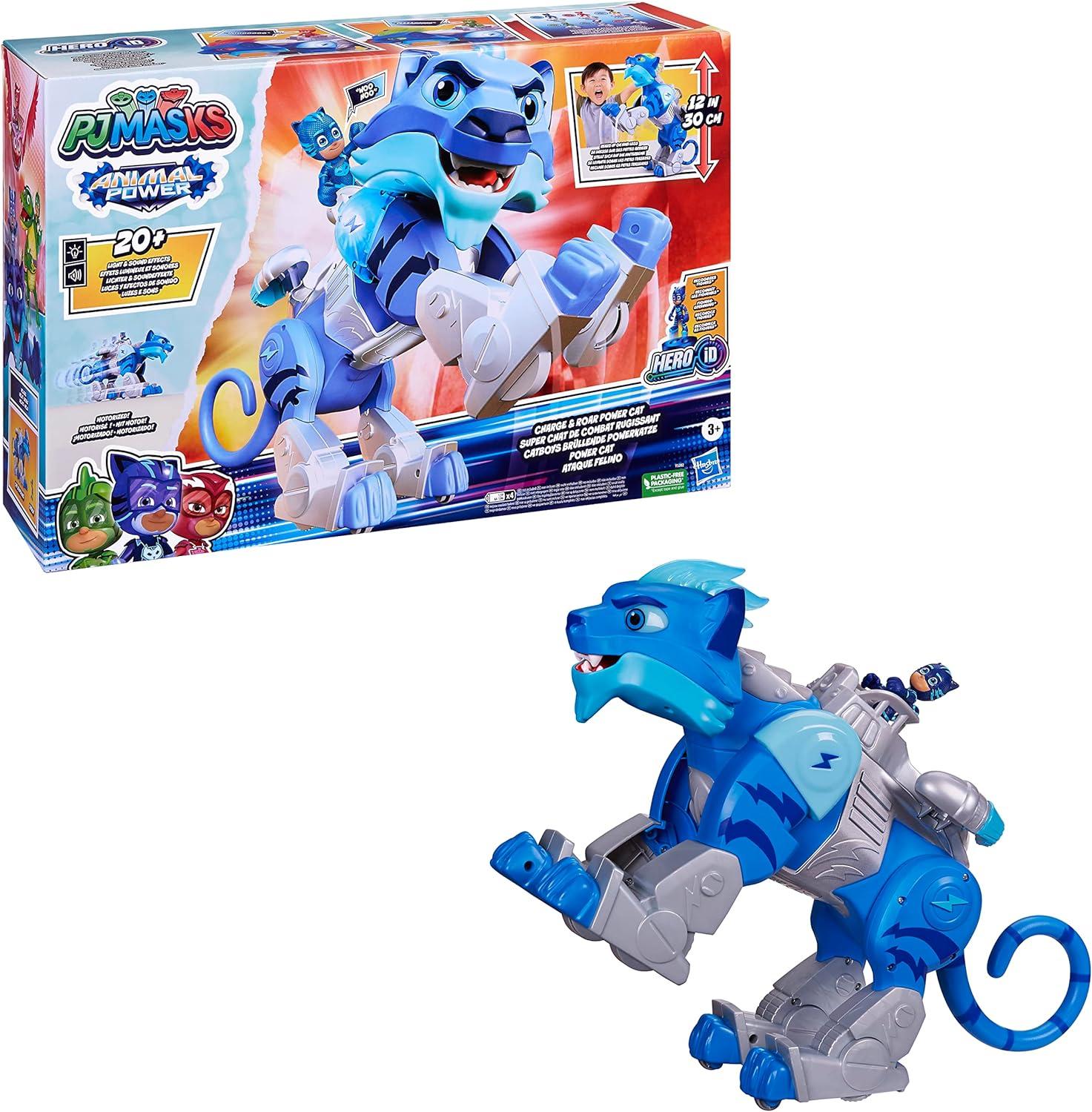 PJ Masks Animal Power Charge and Roar Power Cat Preschool Toy -  - Fagan Toys