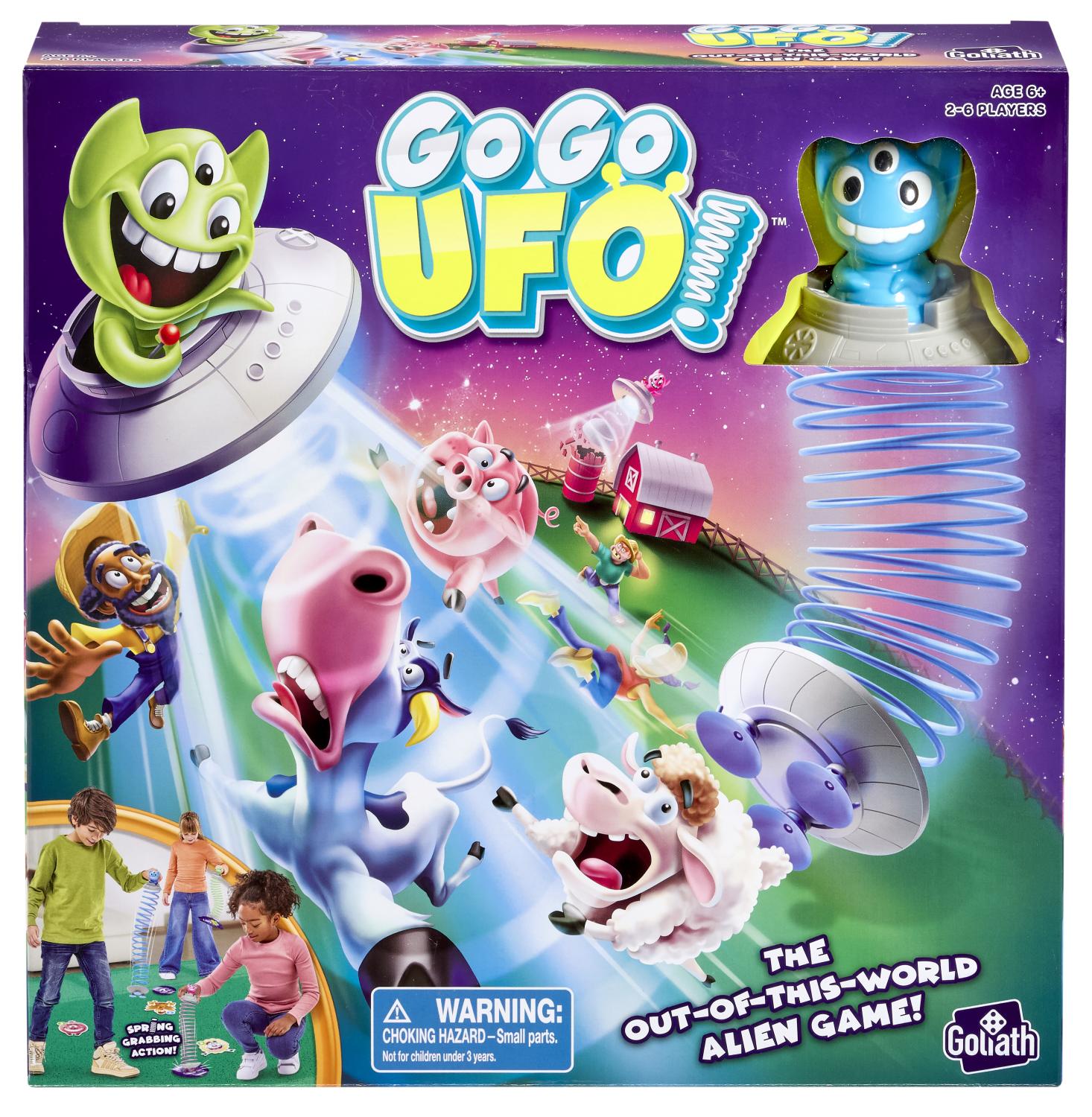 Go Go UFO Bouncy UFO Card Game for Kids - Toymaster - Fagan Toys