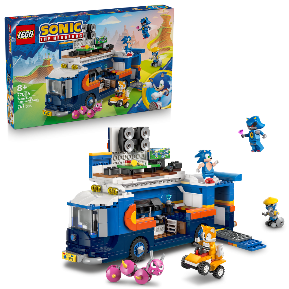 LEGO Sonic the Hedgehog Team Sonic Command Truck Toy Gaming Merch 77006 - Lego - Fagan Toys