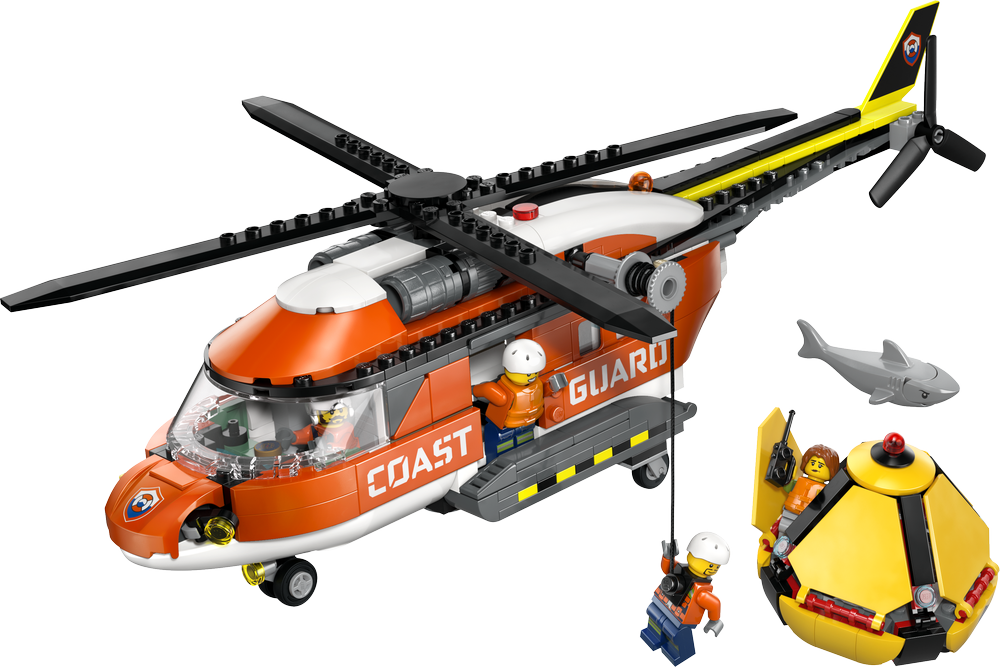 LEGO City Coast Guard Helicopter Toy Building Set 60503