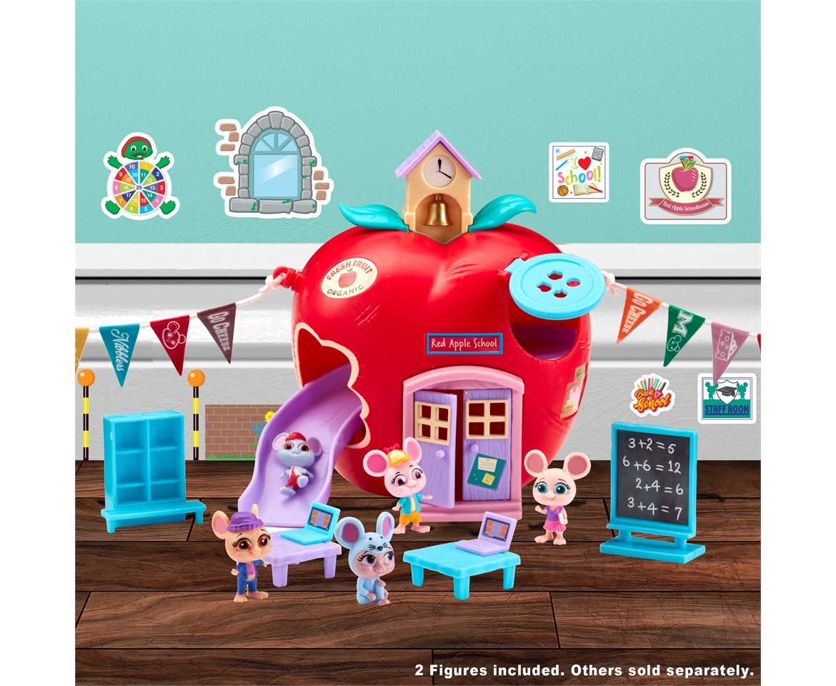 Mouse in the House Red Apple School Playset - Toymaster - Fagan Toys