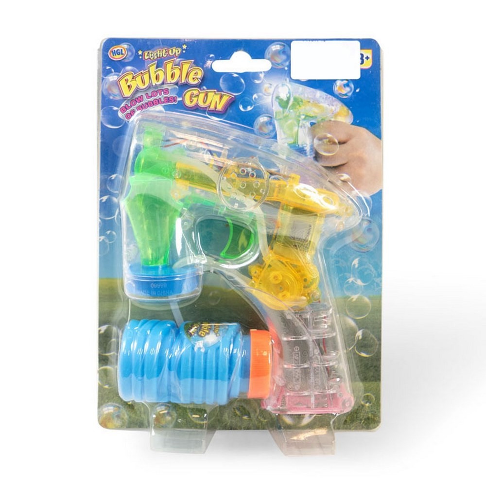 Light Up Bubble Gun Toy - Toymaster - Fagan Toys