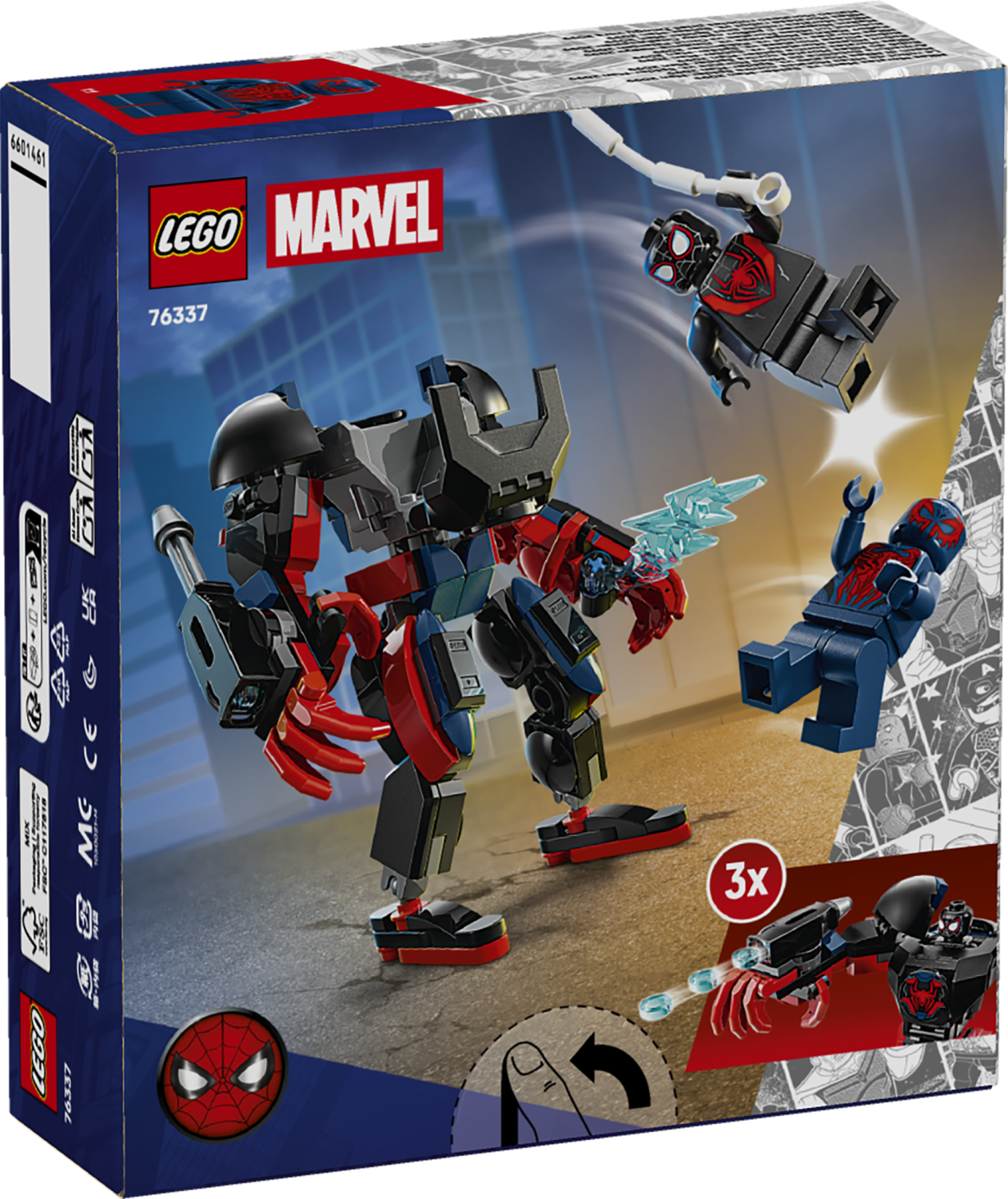 LEGO Marvel Miles Morales Mech vs. Spider-Man 2099 - 76337