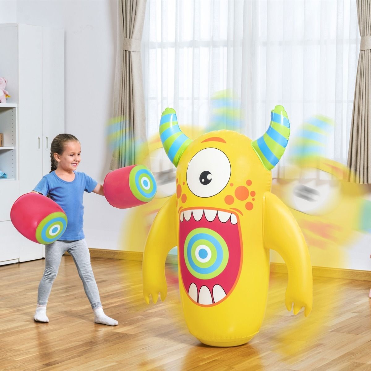 Bestway Kids Inflatable Bounce Back Monster Boxing Set -  - Fagan Toys