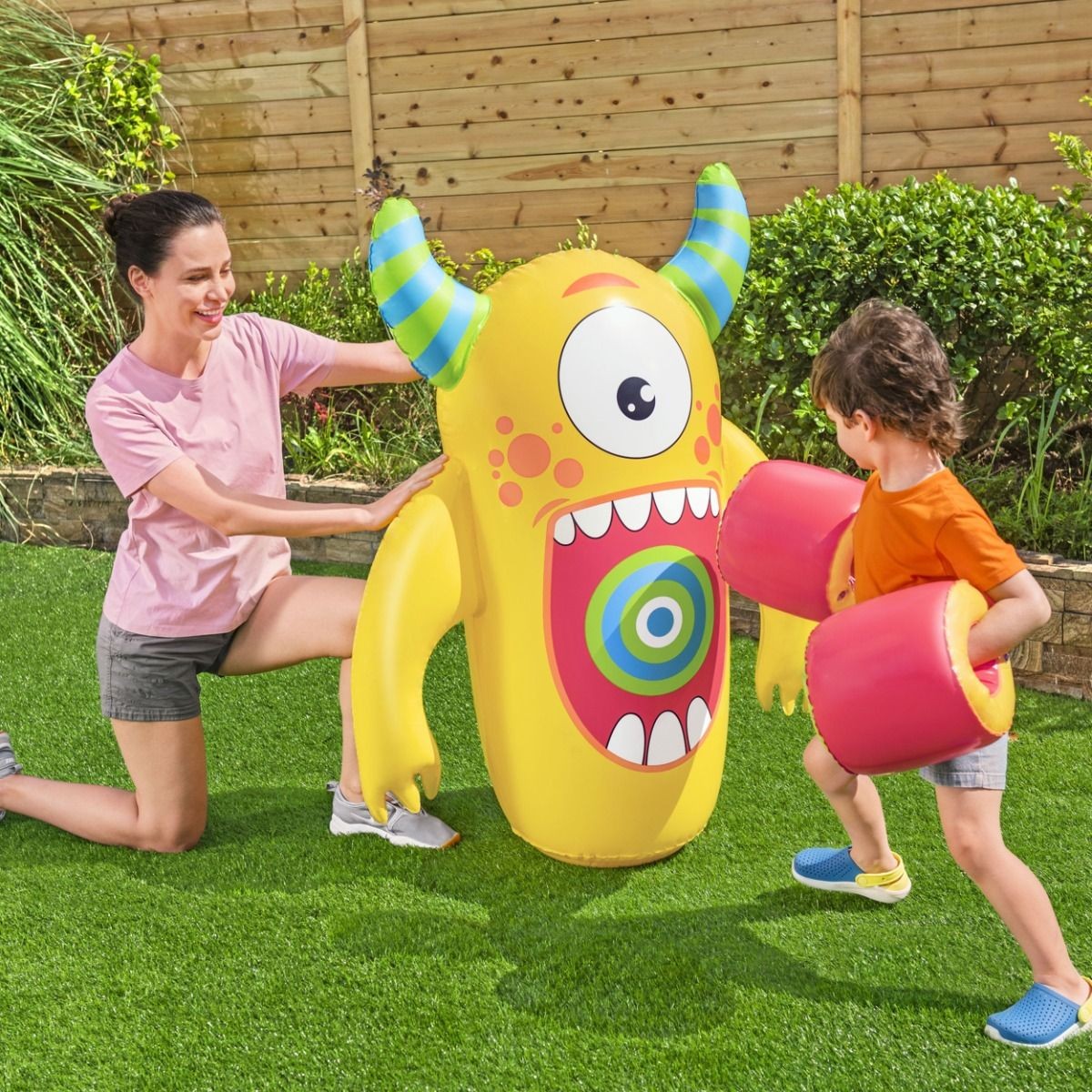 Bestway Kids Inflatable Bounce Back Monster Boxing Set -  - Fagan Toys
