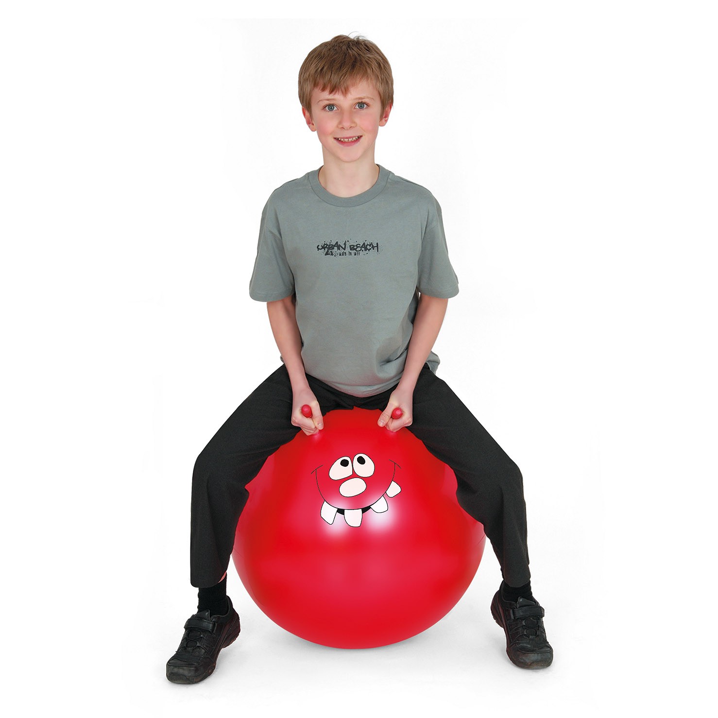 60cm Jump 'N' Bounce Happy Hopper - Red - Toymaster - Fagan Toys