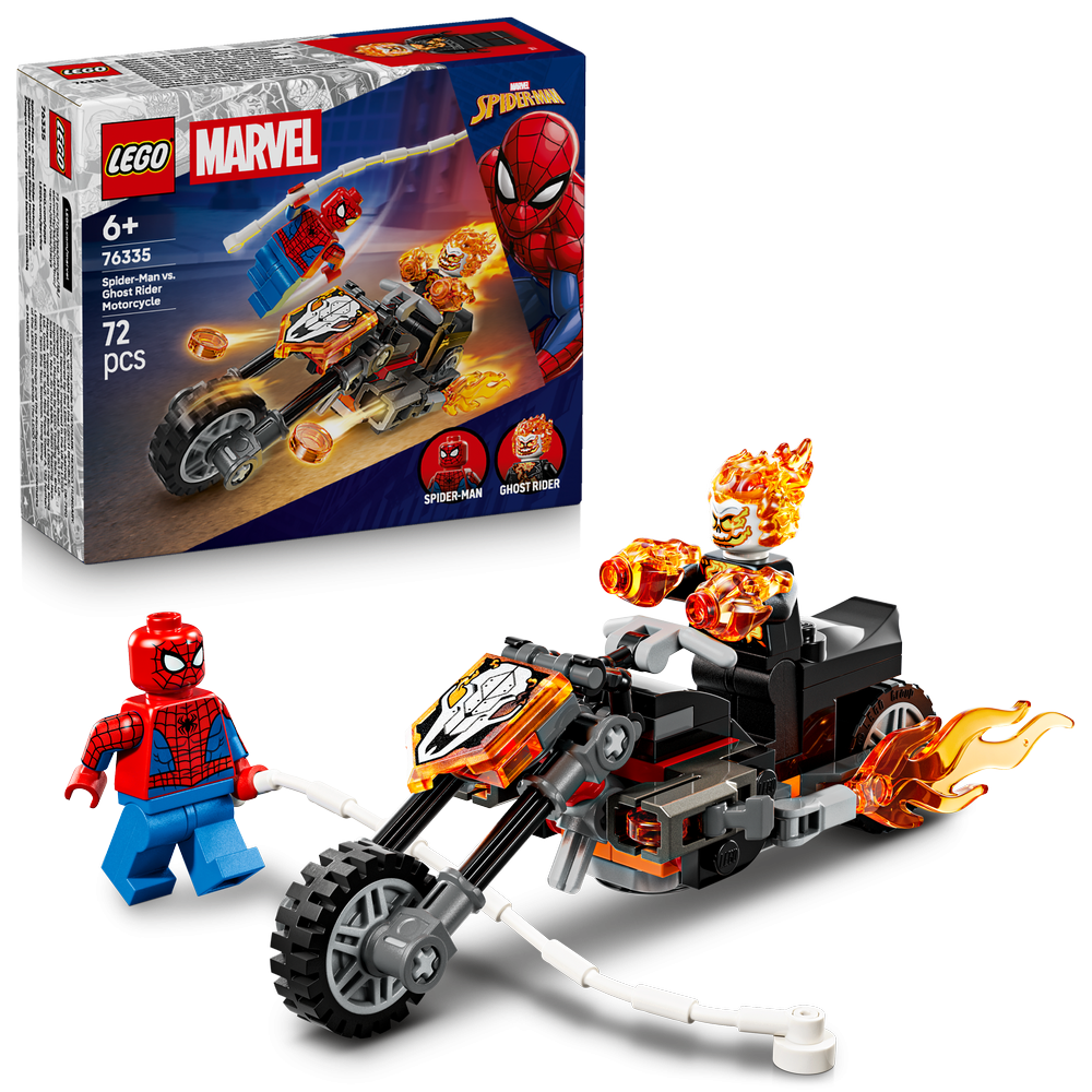 LEGO Marvel Spider-Man vs. Ghost Rider Motorcycle 76335 - Lego - Fagan Toys
