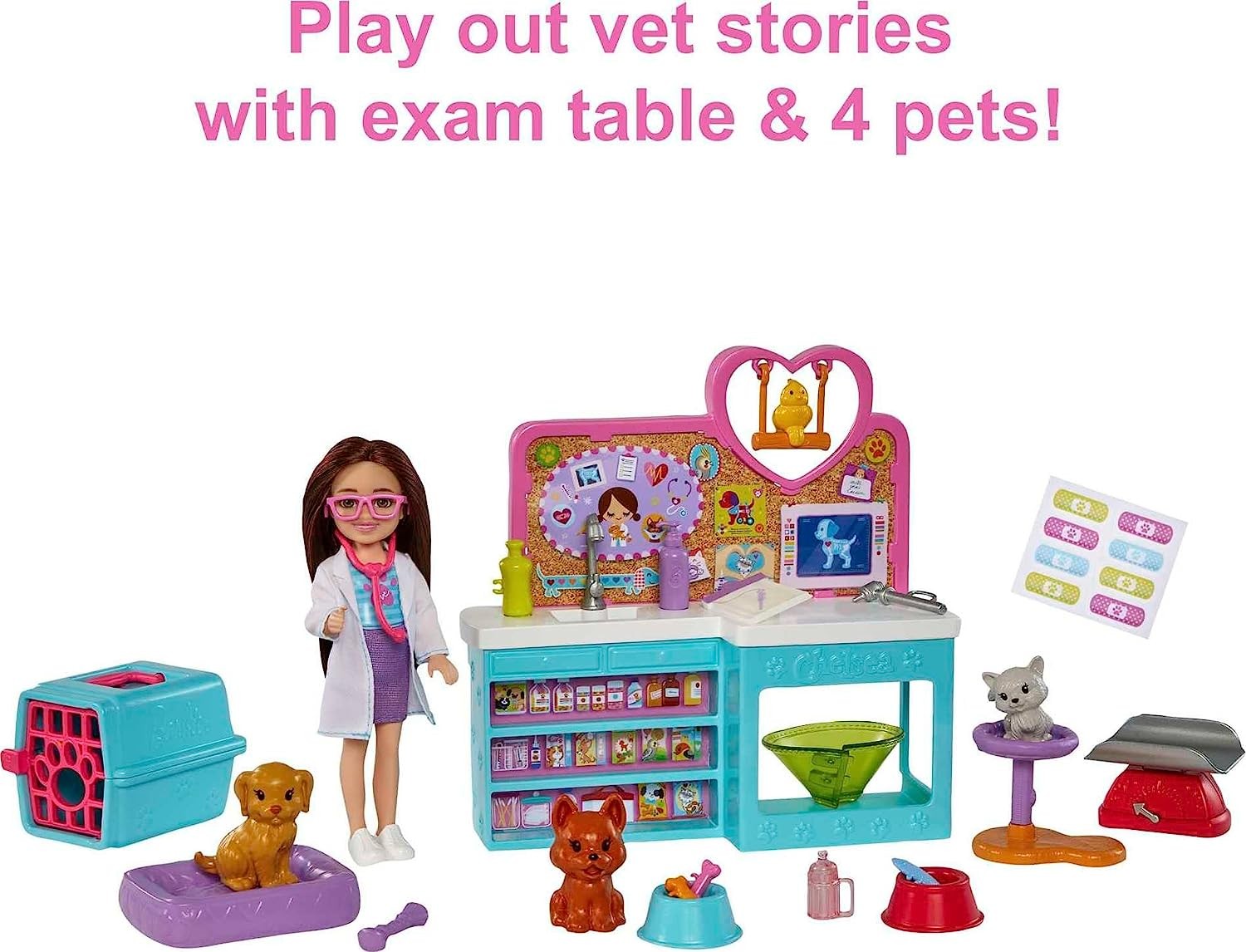 Barbie Chelsea Doll Pet Vet Set Barbie Chelsea Doll Pet Vet Set