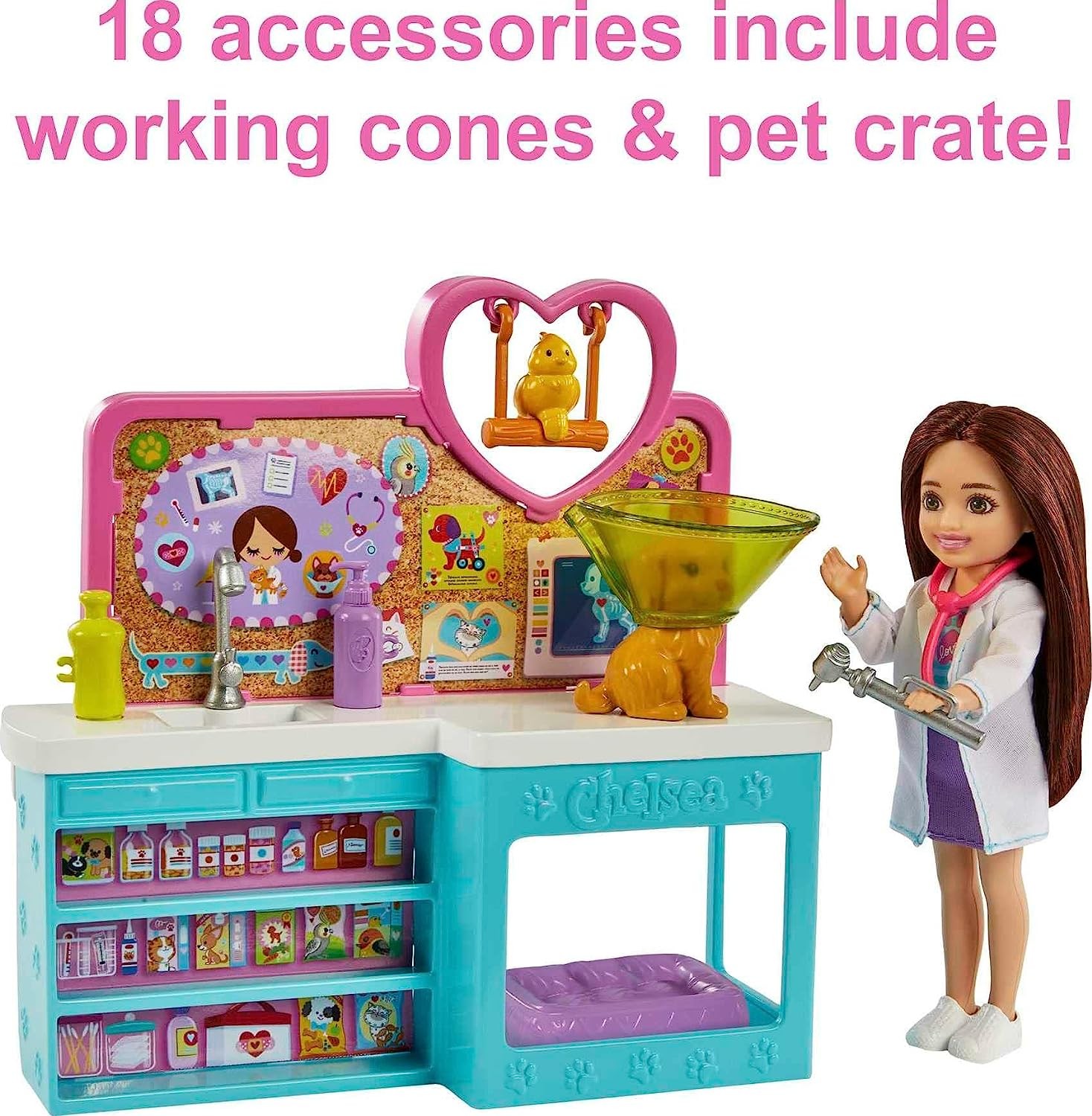 Barbie Chelsea Doll Pet Vet Set Barbie Chelsea Doll Pet Vet Set