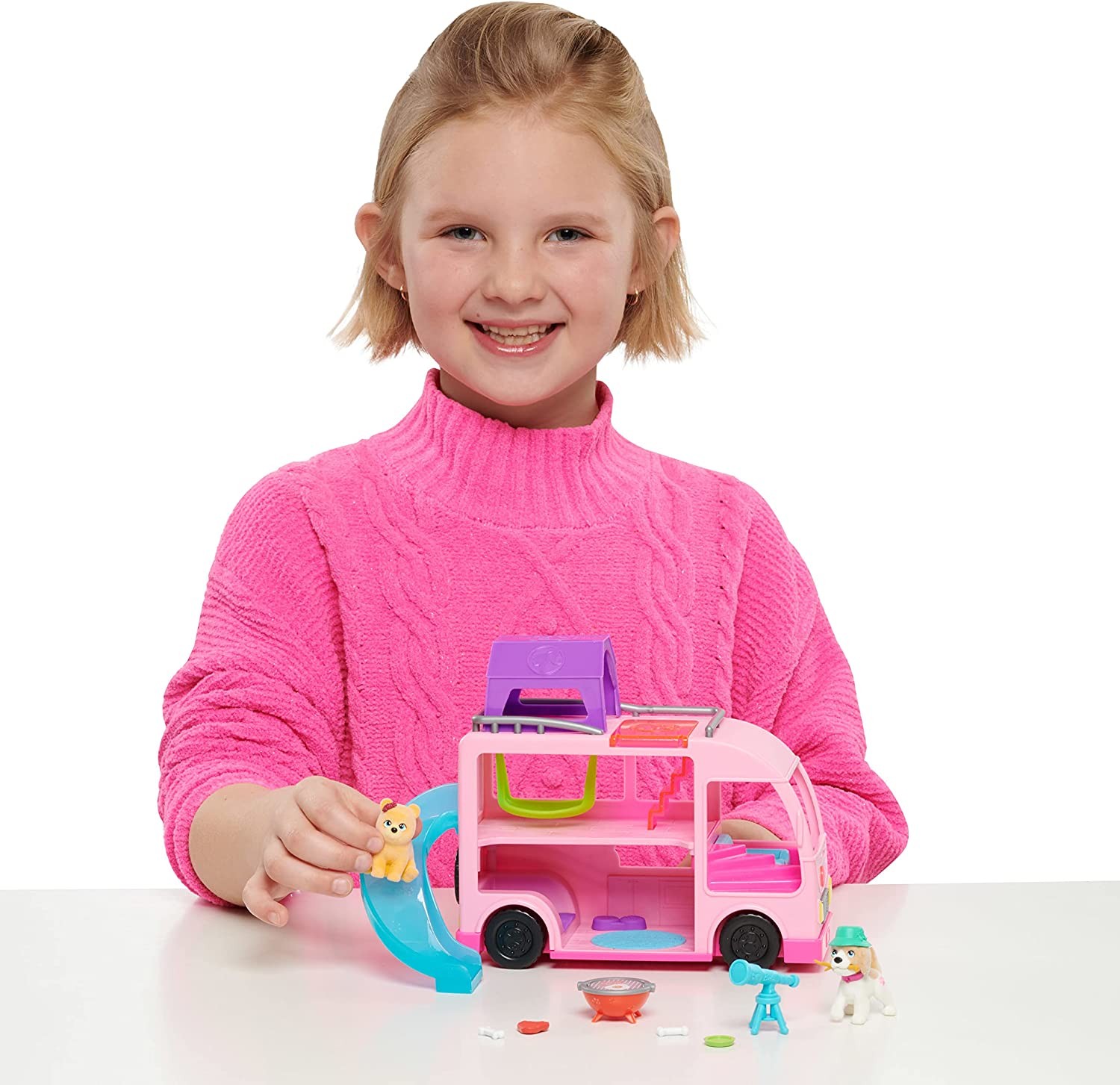 Barbie Pet Camper Van Playset