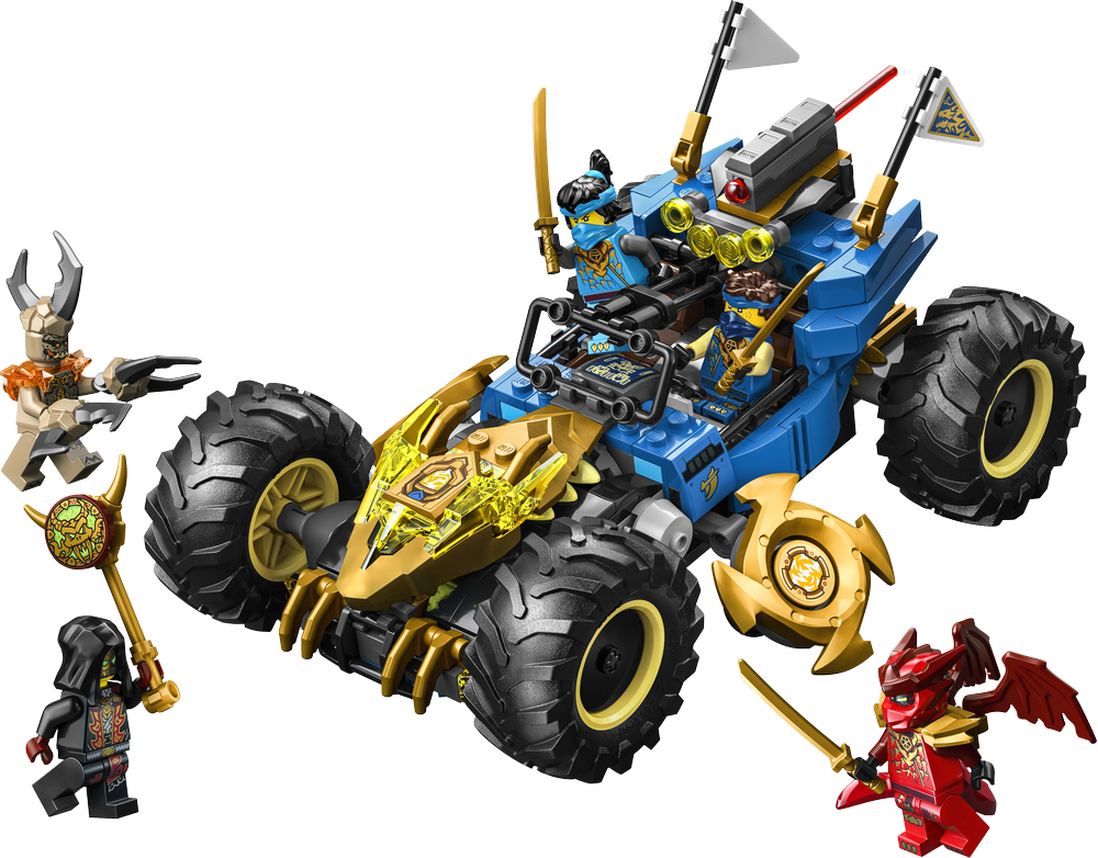 LEGO NINJAGO Jay\u2019s Transforming Car Racing Toy 71856