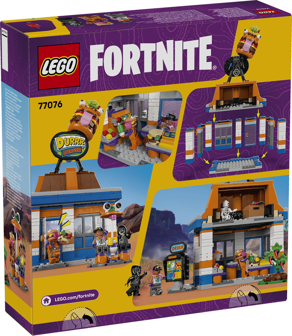 LEGO Fortnite Durrr Burger Restaurant Video Game Toy 77076