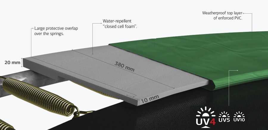 BERG Favorit 12.5ft Trampoline Grey