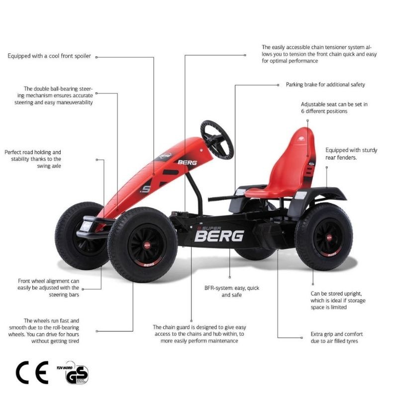 BERG XL B.Super Red BFR - Toymaster - Fagan Toys