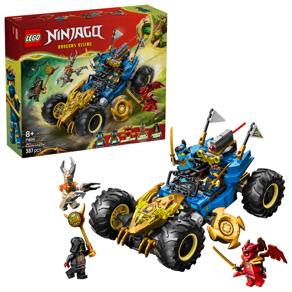 LEGO NINJAGO Jay’s Transforming Car Racing Toy 71856 - Lego - Fagan Toys