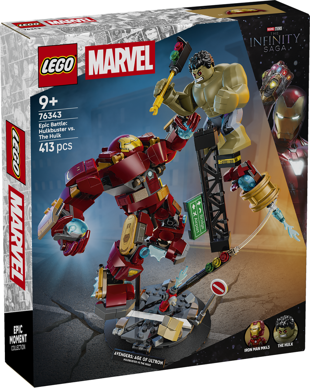 LEGO Marvel Epic Battle: Hulkbuster vs. The Hulk 76343