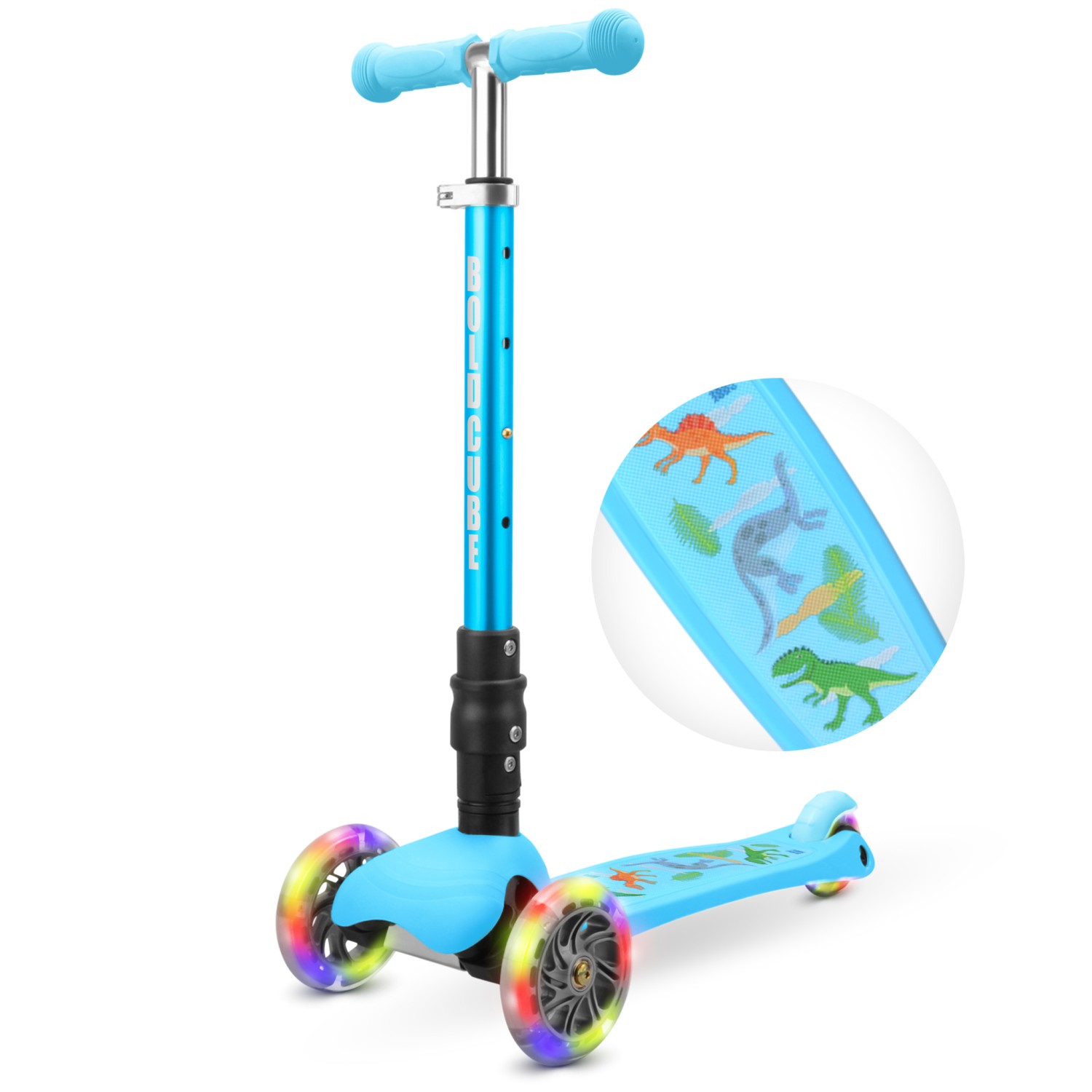 Dinosaur - Teeny Fold 3 Wheel Scooter - Toymaster - Fagan Toys