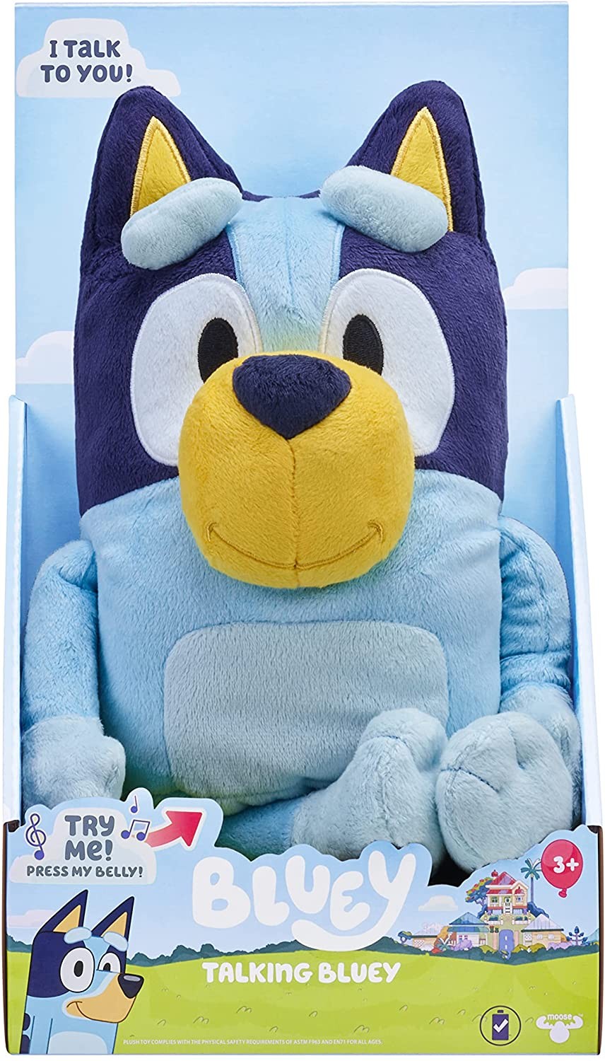 Bluey - Talking Bluey Plush
