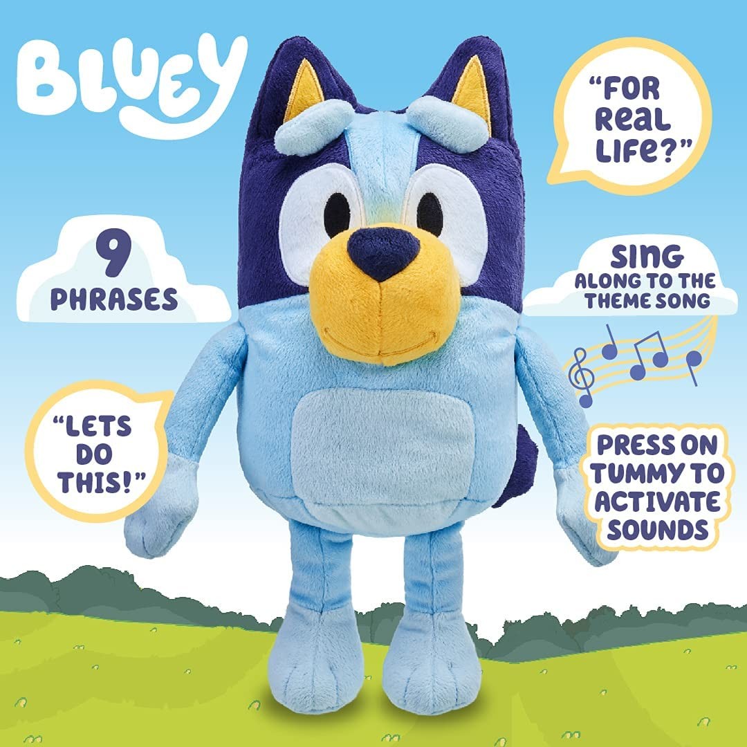 Bluey - Talking Bluey Plush