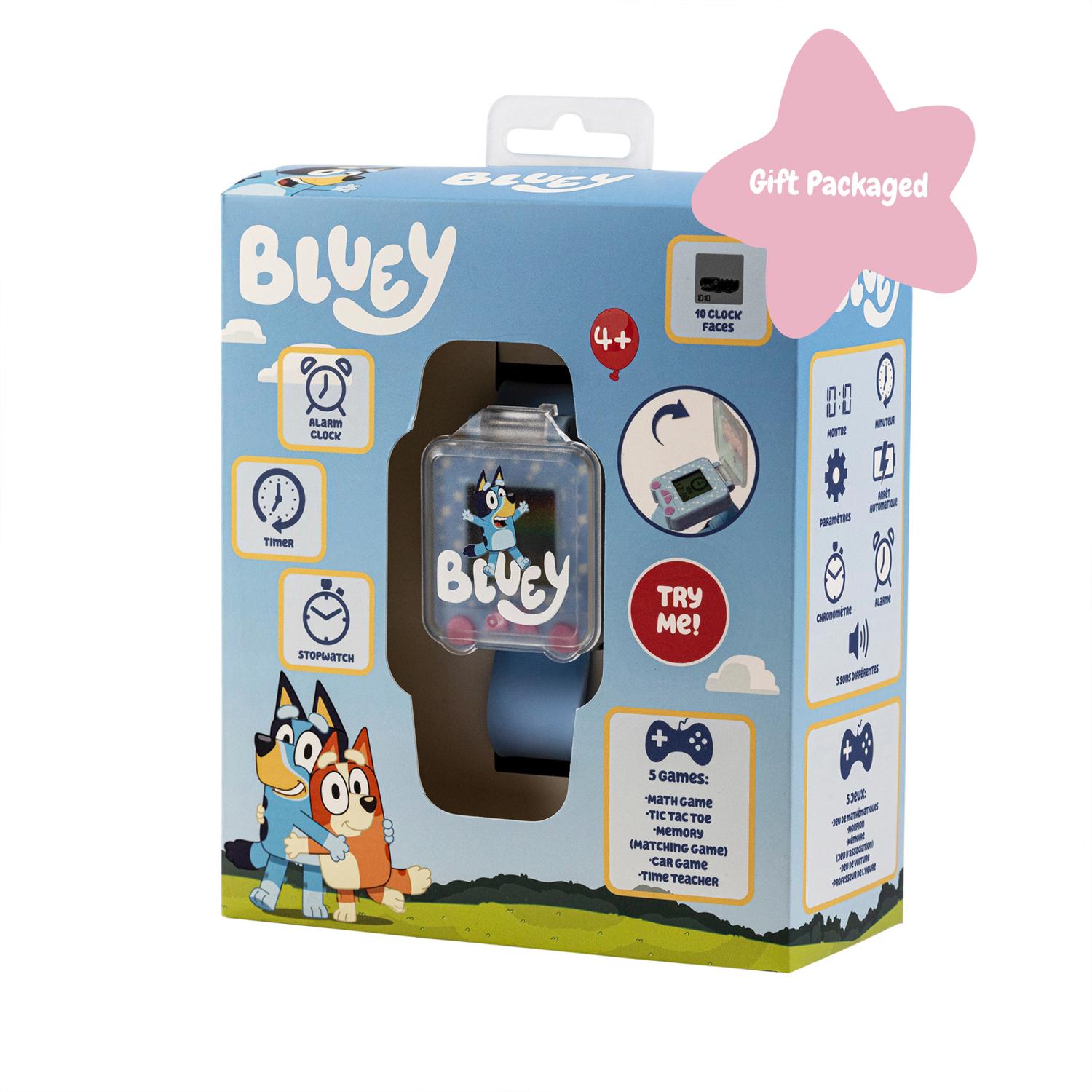 Bluey Blue Strap Learning Watch
