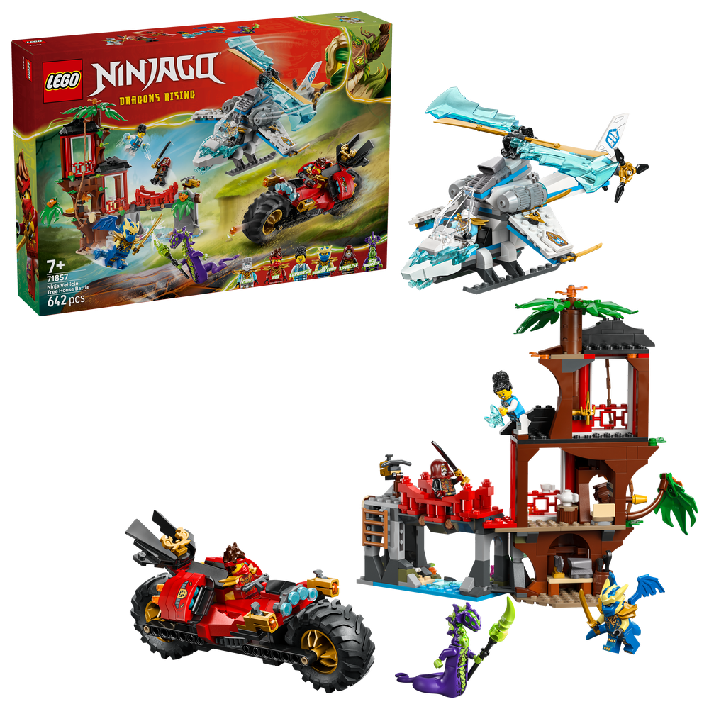 LEGO NINJAGO Ninja Vehicle Tree House Battle Toy Set 71857 - Lego - Fagan Toys