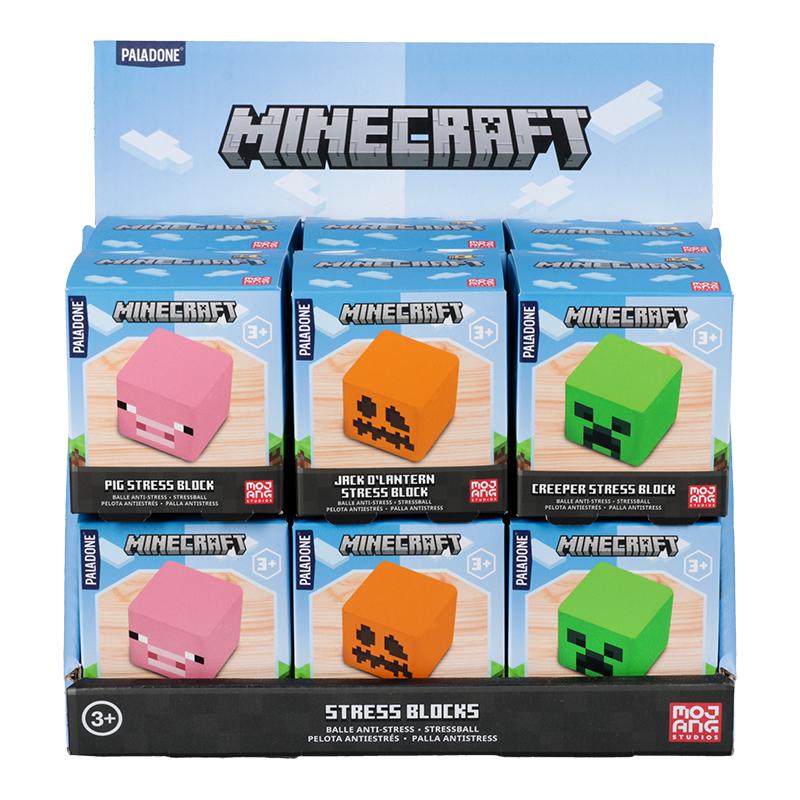 Minecraft Stress Blocks Assortment - Schleich - Fagan Toys