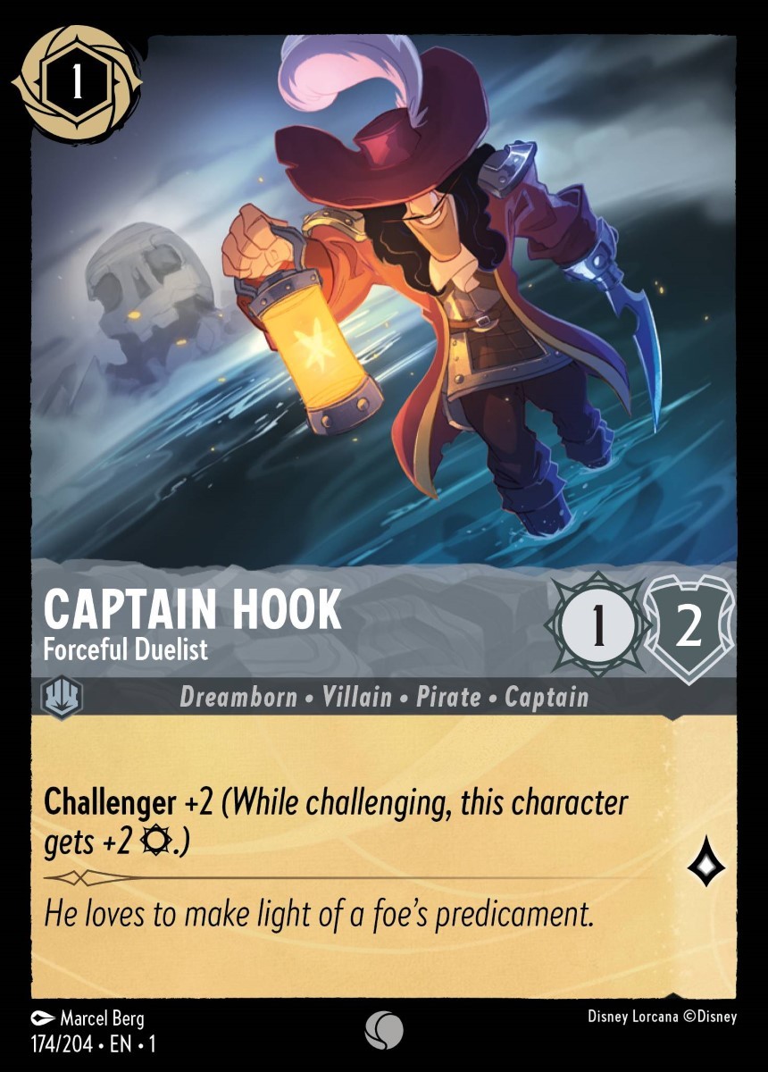 Disney Lorcana - Card Sleeves Captain Hook - Toymaster - Fagan Toys