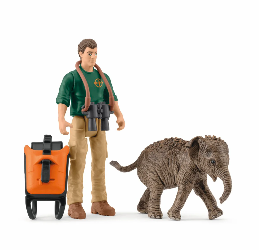 Schleich Wild Life Researcher on Excursion Pocket Set 81476