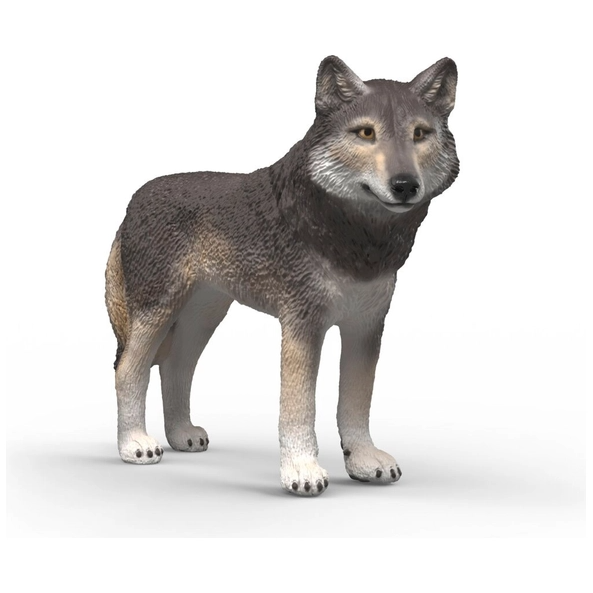 Schleich Wild Life Grey Wolf Realistic Toy Figure 14991 - Schleich - Fagan Toys