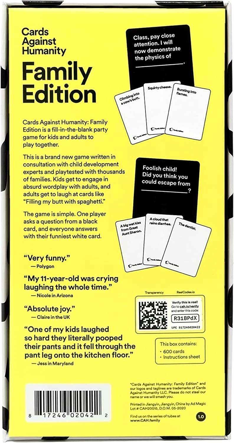 Cards Against Humanity: Family Edition