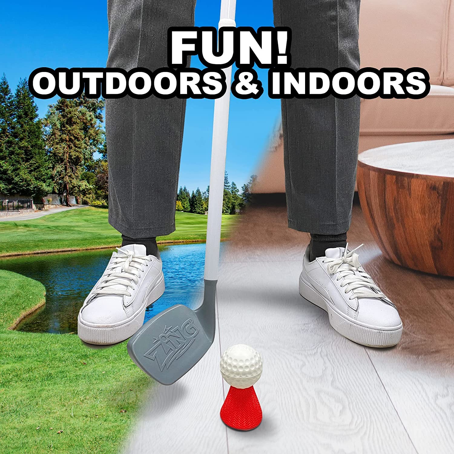 Zing Chip Shotz Backyard Kids Golf Set Zing Chip Shotz Backyard Kids Golf Set