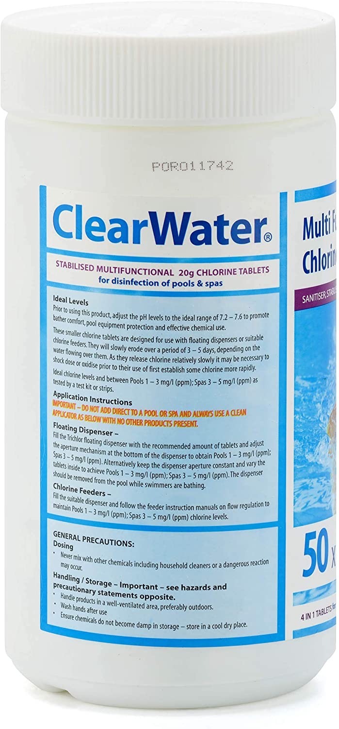 Clearwater Multifunction Chlorine Tablets