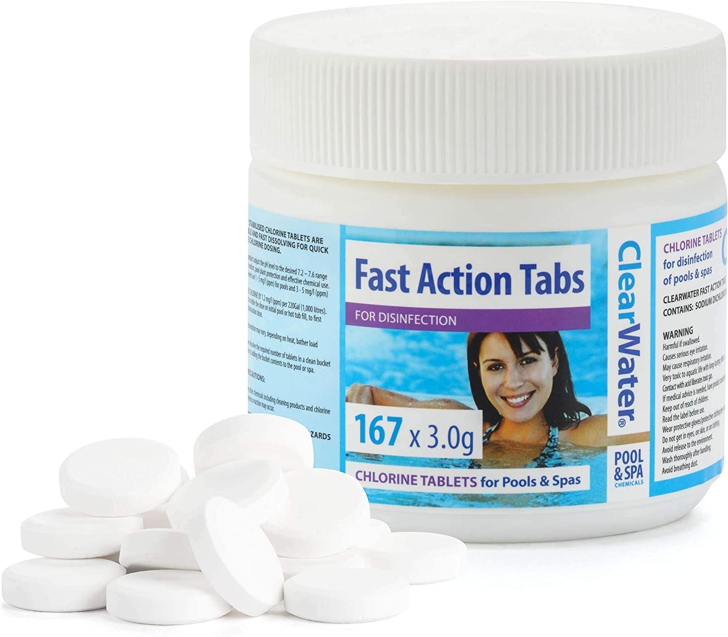 Clearwater Fast Action Chlorine Tablets -  - Fagan Toys