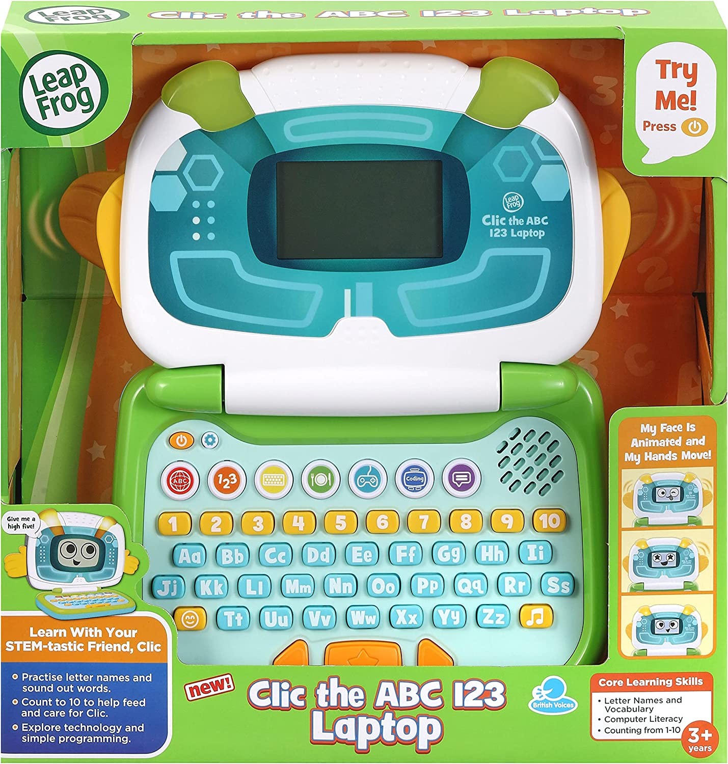 Leapfrog Clic the ABC 123 Laptop