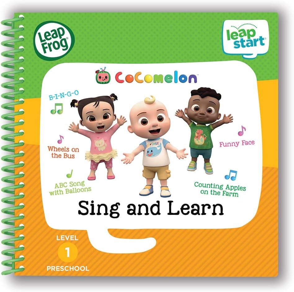 LeapFrog LeapStart CoComelon Sing and Learn Book - Leapfrogs - Fagan Toys