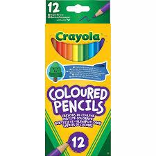 Crayola 12 Coloured Pencils Eco - Crayola - Fagan Toys