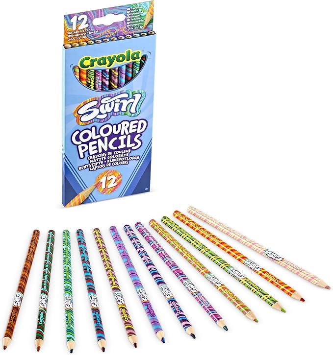 Crayola 12 Swirl Coloured Pencils - Crayola - Fagan Toys