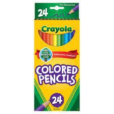 Crayola 24 Coloured Pencils Eco - Crayola - Fagan Toys