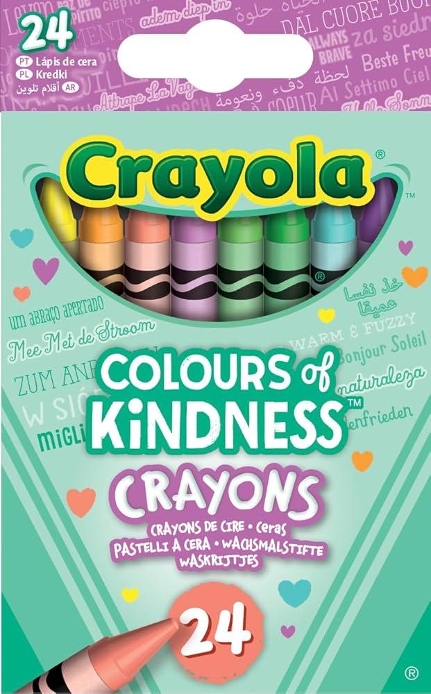 Crayola 24 Colours of Kindness Crayons - Crayola - Fagan Toys