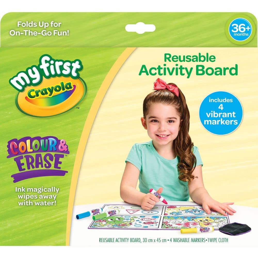 Crayola Color & Erase Reusable Activity Board - Crayola - Fagan Toys