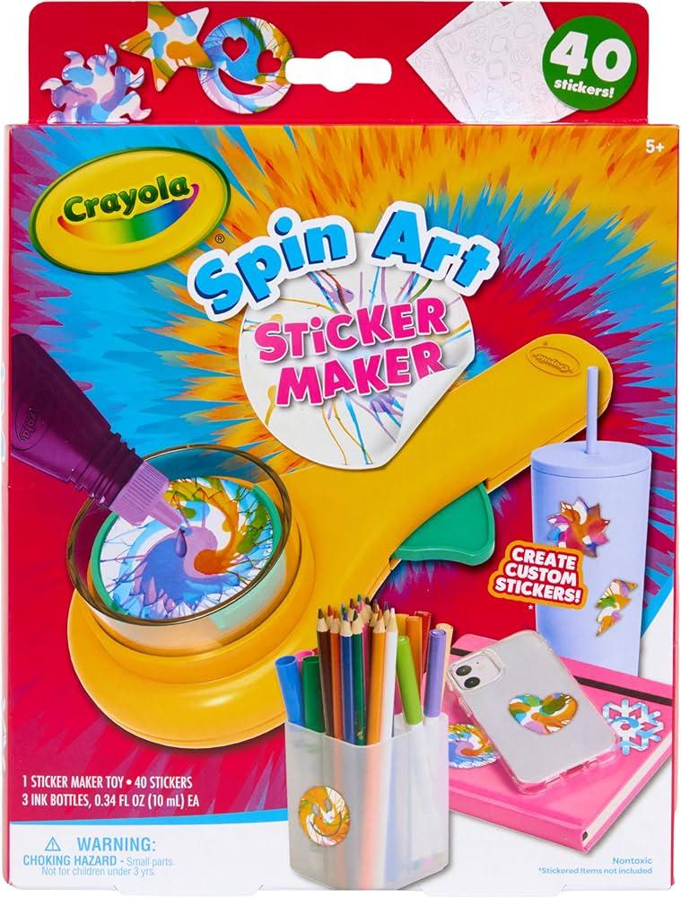 Crayola Mini Spin Art Sticker Maker - Crayola - Fagan Toys
