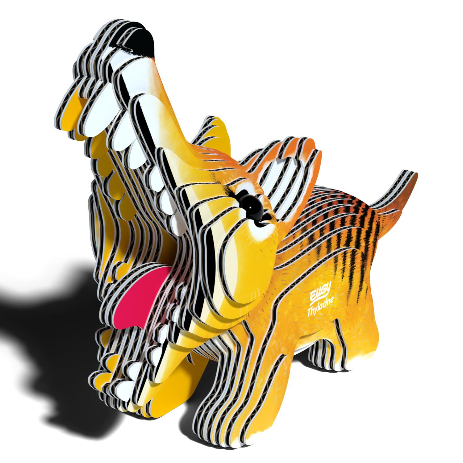 EUGY Tasmanian Tiger 3D Model Kit -  - Fagan Toys