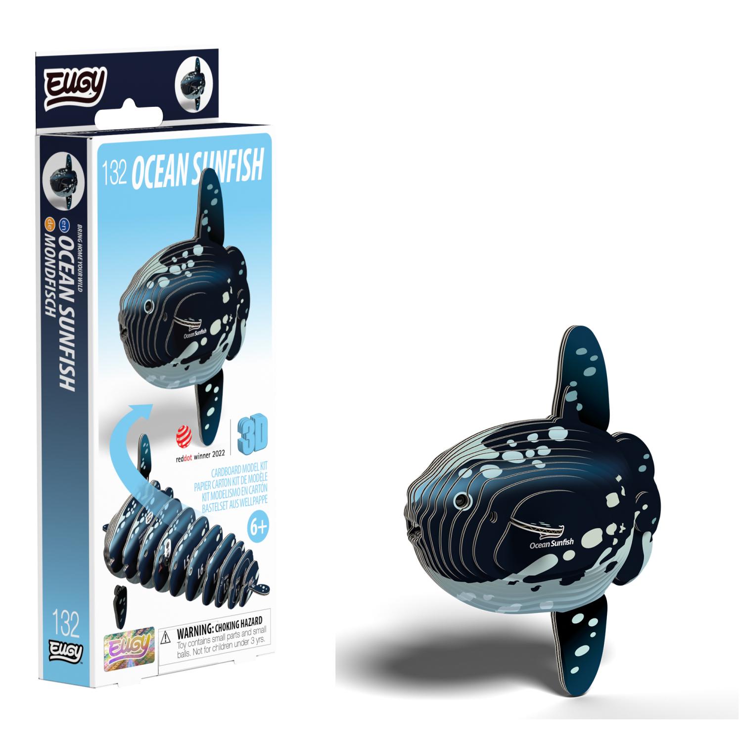 EUGY Ocean Sunfish 3D Model Kit -  - Fagan Toys