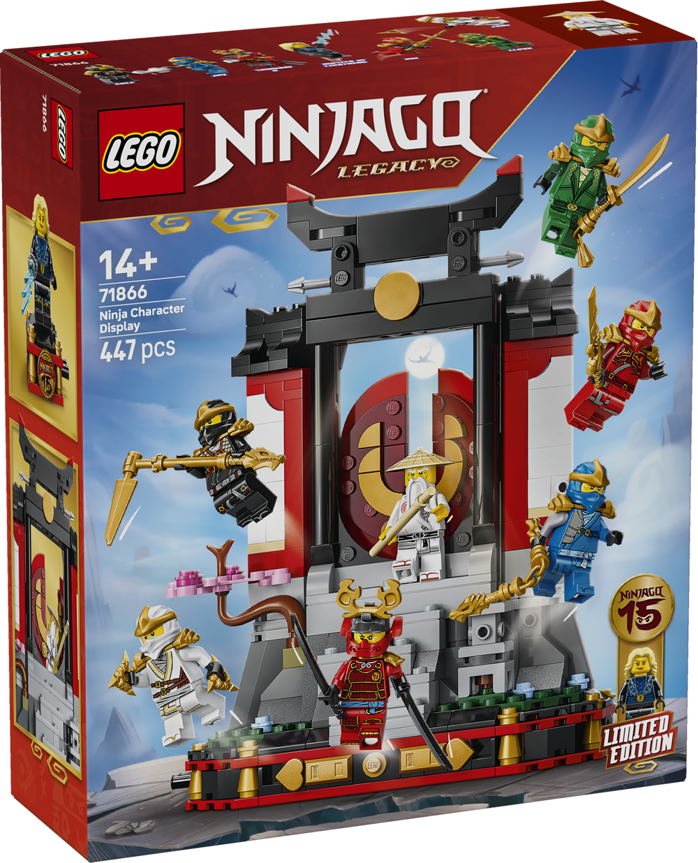 LEGO NINJAGO Ninja Character Display 15th Anniversary 71866